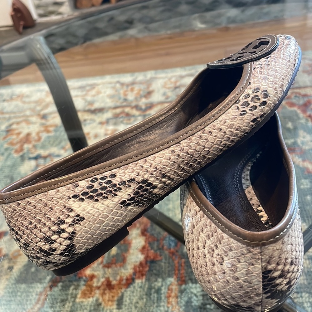Tory Burch Louisa Python Flats - image 5
